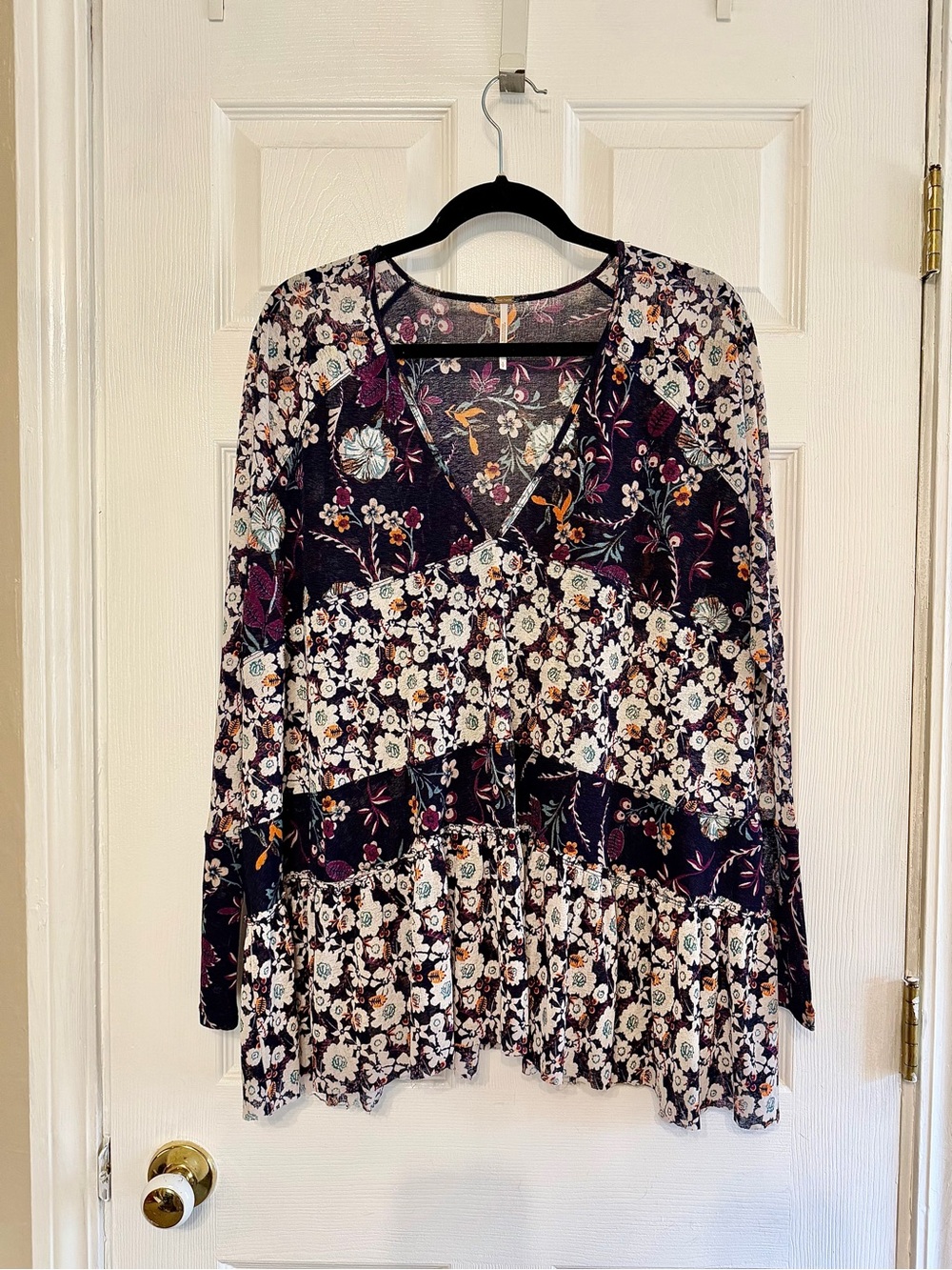 Free People Isabelle Tiered Tunic Top